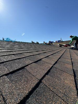 New roofing