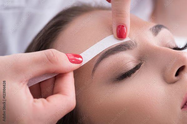 Brow waxing service