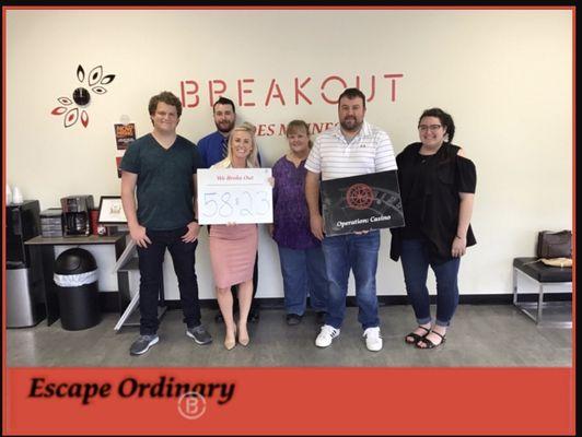 We escaped!