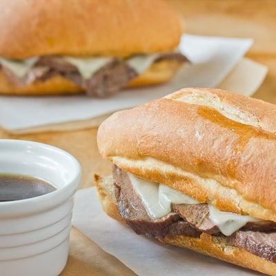 Delicious French Dip Sandwich