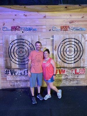 Axe throwing