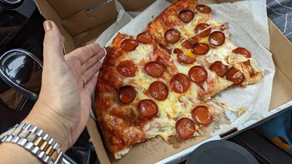 Come on, this slice is gigantic