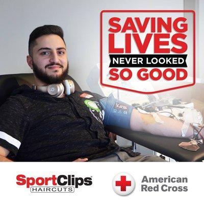 Donate Blood to American Red Cross in September and Receive a Free Haircut at Sport Clips!