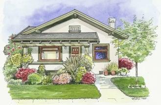 A wonderful Alameda bungalow with super details!