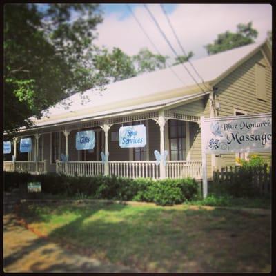 The Blue Monarch cottage at Bracken Village