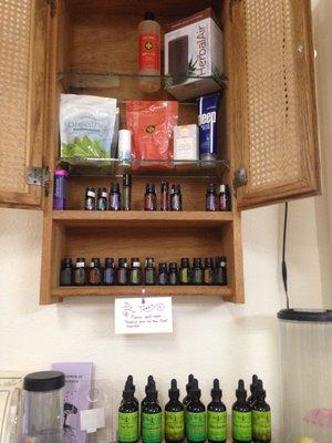 We also carry tinctures and do-terra for all your needs