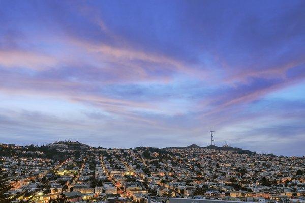 Noe Valley Sutro Tower view