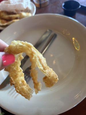 Cold onion rings