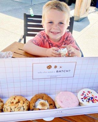 Who doesn't need a box of cookies. Note the summer flavors s'mores and pink lemonade