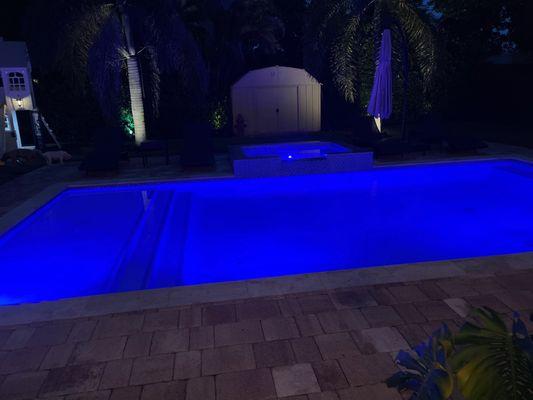 Pool Lights back up and running!