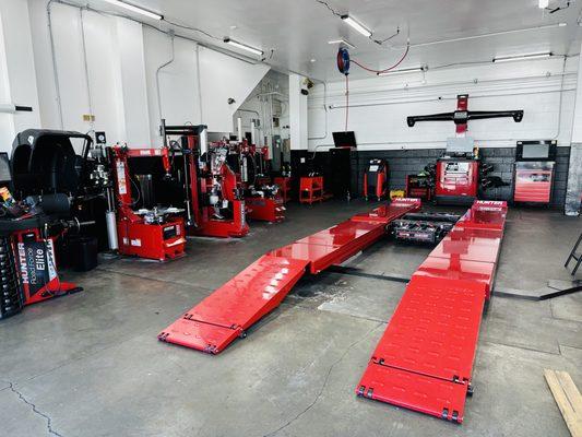 ALL new state of the art equipment to give customers the best in tire and auto service.