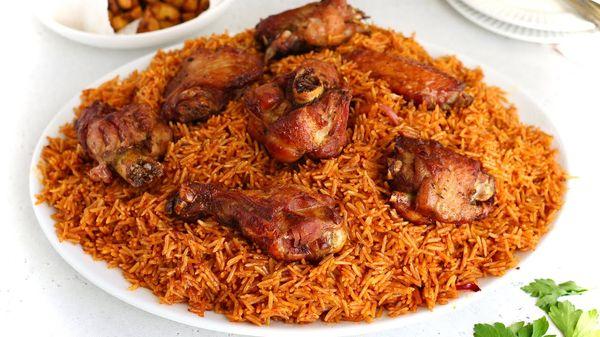 Jollof - Comes With Stew, Shito & Your Choice Of Meat