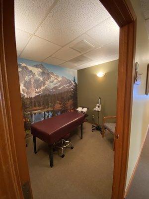 Each room is themed for a fully relaxing healing experience