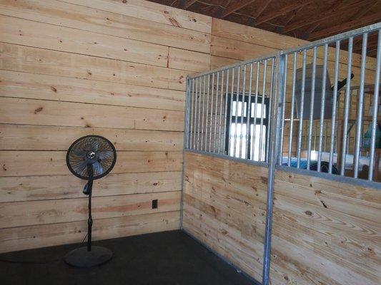 Garage converted to barn