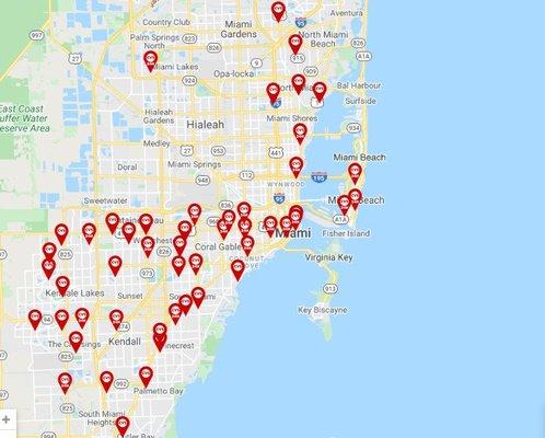 Miami CVS Map