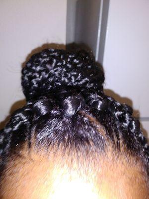 Box braid special for 8-12yrs 60 dollars