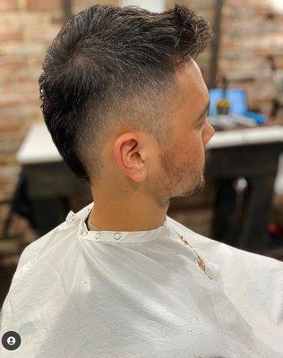 Half Fade Faux   Hawk Haircut