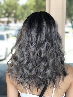 Silver Balayage by Lynsey Jones