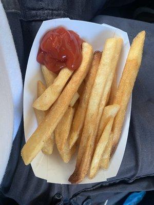 Kid fries