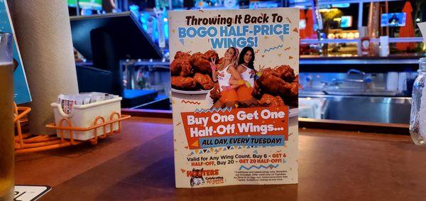 BOGO Wing Tuesday