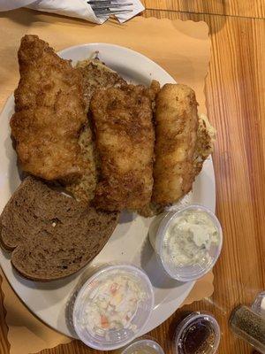 Cod fish fry. Amazing