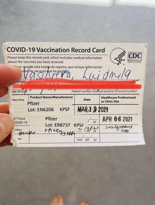 Vaccinated and boosted