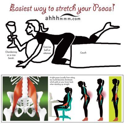 A common problem with my clients! Here's an easy way to stretch at home.