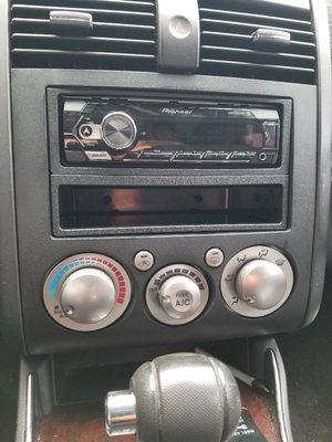 New head unit on a 2009 Galant.