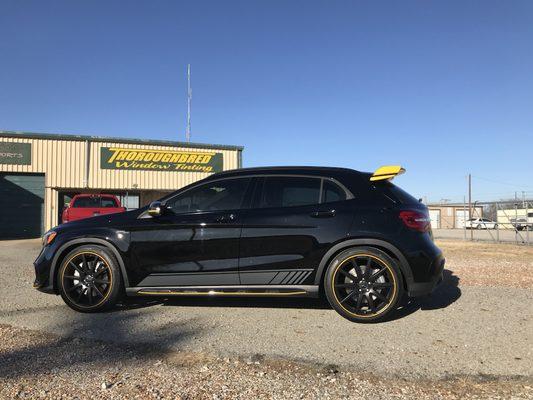 Mercedes GLA 45 with Thoroughbred window tint