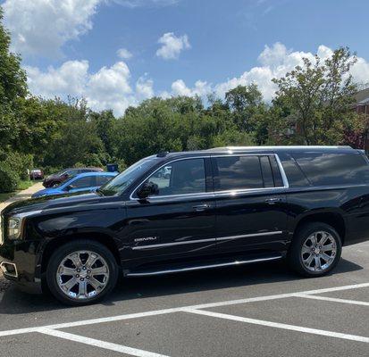 GMC Yukon Denali received our Weekend Shine Package after a sweet weekend at the beach