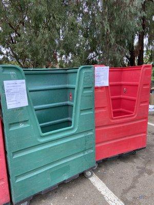 Donation bins