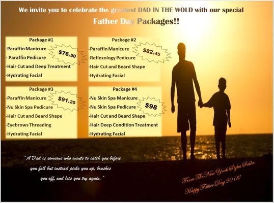 Want to do something special for your father this Father's Day? We got your back!!! Gift your father with a relaxing experience!!!