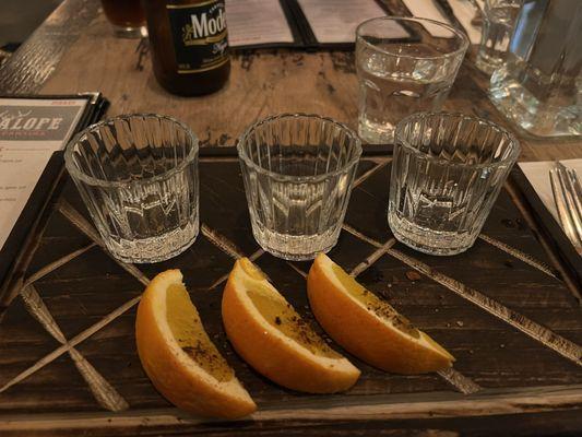 Mezcal Flight