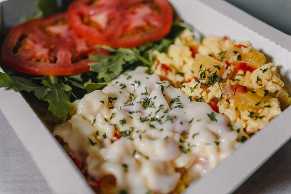 HAWAIIAN OMELETTE WITH SALAD