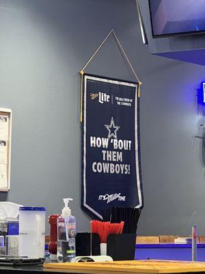 How 'bout them Cowboys!? This is Sports bar 14 large televisions