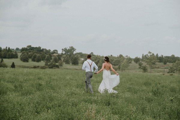 Dancing on the prairie.