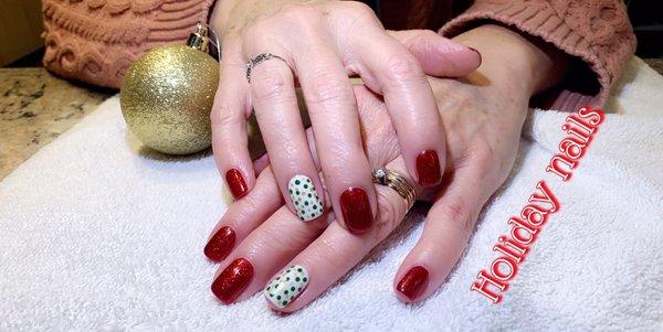 Love my Festive nails!