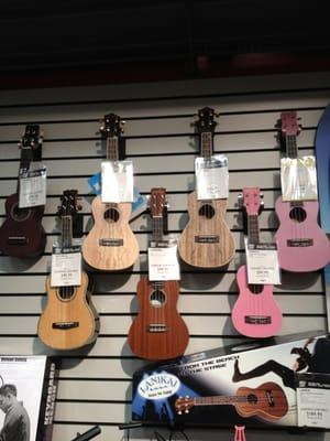 Ukulele wall!