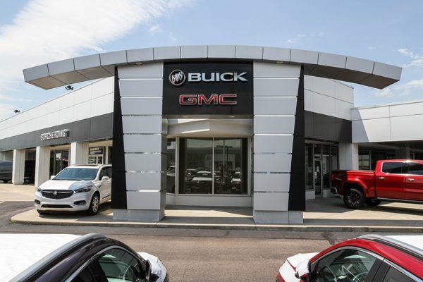 Borcherding Buick GMC Sales entrance