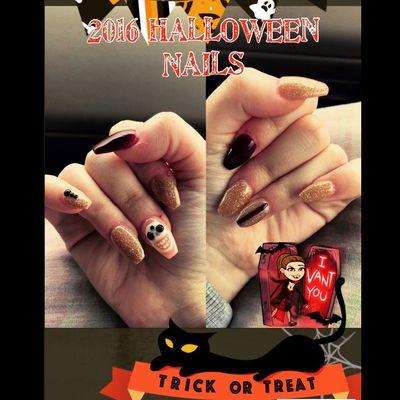 Halloween nails by Briana