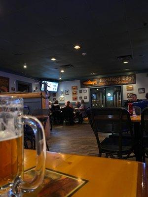 Dining area from our booth seat.