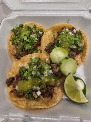 Steak tacos