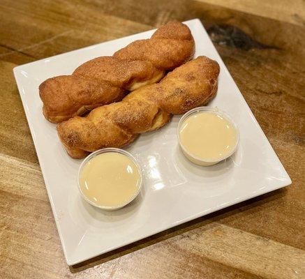 Korean Donuts with sweet sauce