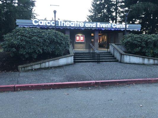 We meet at the Carco Theatre.