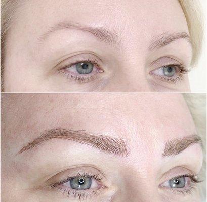 Blonde brows don't need to look harsh or heavy!