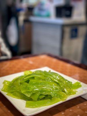 stir fried celtuce