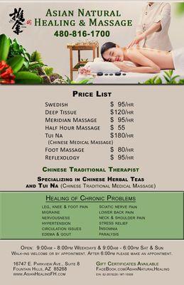 Asian Natural Healing Massage