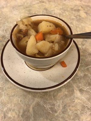 Beef vegetable soup