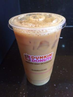 French Vanilla iced coffee: Dunkin Donuts, Hillsdale NJ