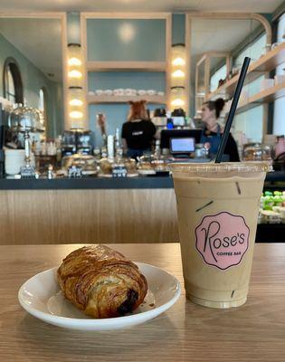 My new favorite coffee spot in St Pete, great coffee (La Colombe), service (Kylie), atmosphere (new Moxy hotel), croissant (chocolate)